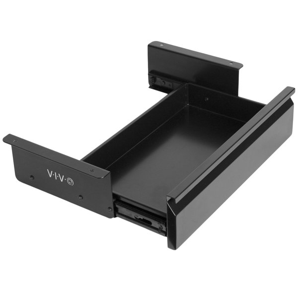 VIvo Black Pull Out Under Desk Drawer without Shell Wayfair